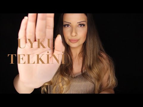 TÜRKÇE ASMR | UYKU TELKİNİ EŞLİĞİNDE YÜZÜNE DOKUNUYORUM | Rahat Uyku İçin Huzur Meditasyonu