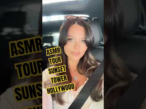 ASMR Tour Vintage Hollywood Sunset Tower #asmrshorts #asmrvlog #asmrwalkingtour