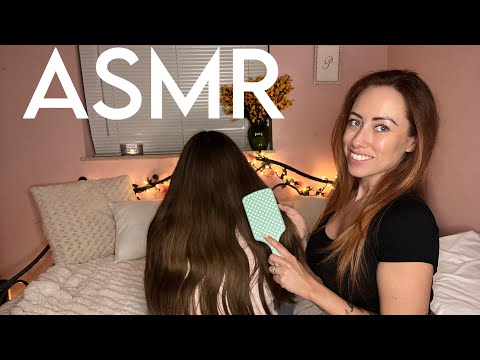 ASMR Real person Hair Brushing! No Talking