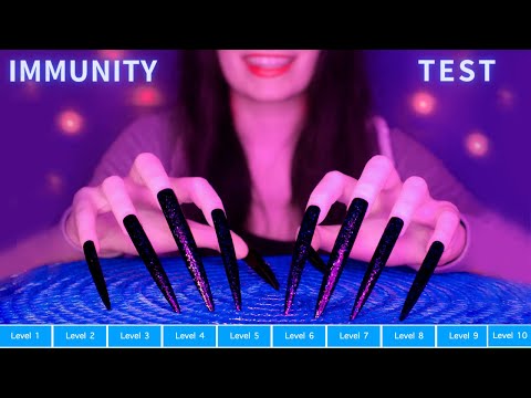 ASMR IMMUNITY TEST 💙 10 Levels of Tapping 💙 INTENSE Trigger Warning! | No Talking