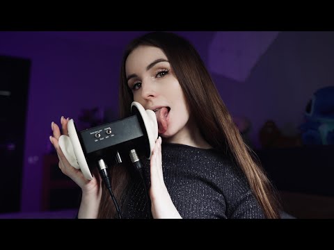 ASMR EAR LICKING & MOUTH SOUNDS