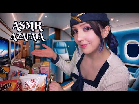 ⭐ASMR Azafata Personal te cuida en Primera Clase ✈️ | Facial, Masaje & Relajación Profunda