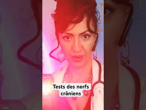 Test des nerfs crâniens asmr -extrait - vidéo complète sur la chaîne #medicalroleplay #asmrdoctor