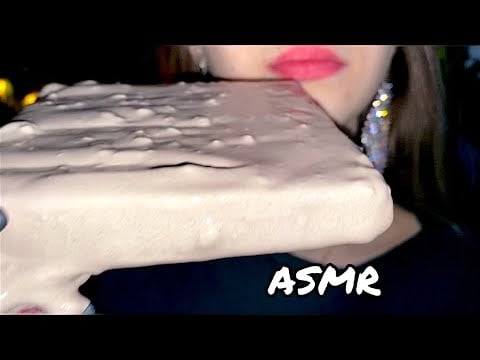 Плитка Барсука в розовой пасте🍫// Bar of Badger with paste// ASMR CRUNCH
