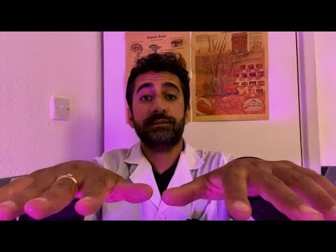 ASMR: Concise Thyroid Exam (medical role play)