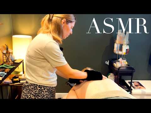 I got a real ASMR Massage! @therelaxationroom_asmr (Unintentional ASMR, Real person ASMR)