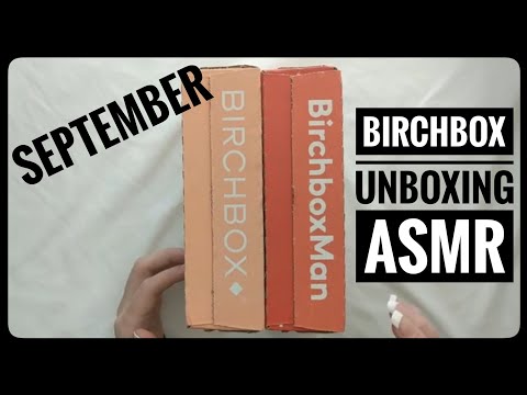 September Birchbox Unboxing ASMR