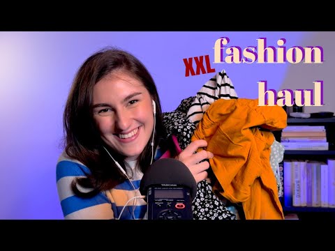 [ASMR] XXL fashion haul 🛍️ show and  tell 🤍