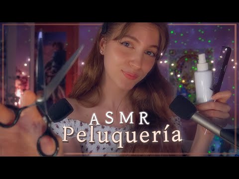 ASMR ✂ Peluquería relajante, te lavo, peino y corto el pelito 🧴💧 [Roleplay]