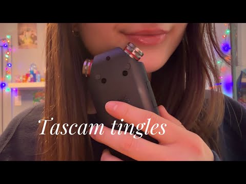 ASMR Testing My New Tascam – Tingly Mouth Sounds ☁️