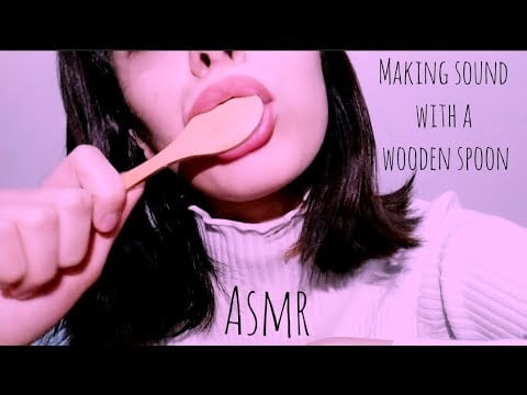 ASMR Eating you or a wooden spoon?😋🥄