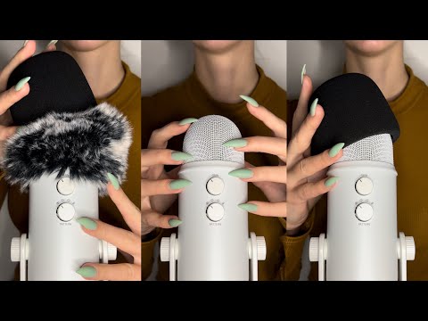 ASMR but MIC TRIGGERS (pumping, swirling, scratching, grasping…)