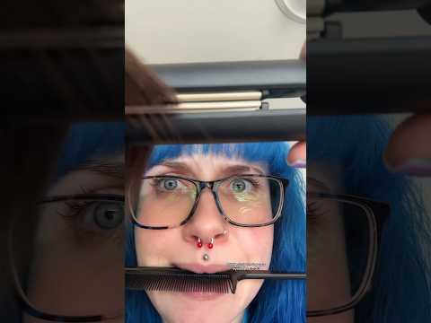 ASMR straighening your lashes 👁️👄👁️full on✅⏰ #asmrhair #asmr #personalattentionasmr #shorts