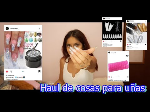 HAUL DE COSAS QUE OCUPO PARA HACER UÑAS GEL| SOFIWI