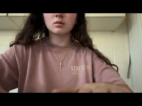 Doing asmr in school 
