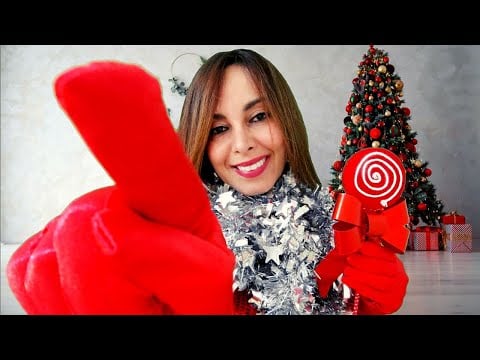 ASMR CHRISTMAS | PERSONAL ATTENTION | ROLEPLAY (gloves, touching camera, gentle talking)