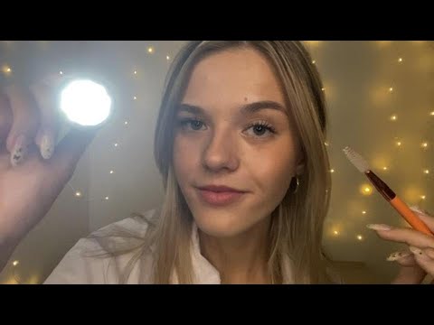 ASMR Eye Exam Study Pt.2 👁️ (follow the light, blink blink, air puffs, etc)