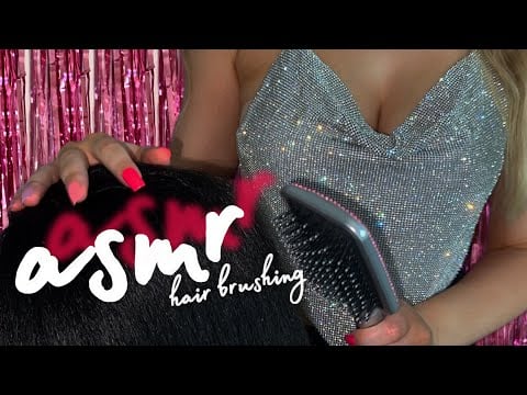 ASMR Hair Brushing / Brush Tapping for Relaxation 💇‍♀️🪮