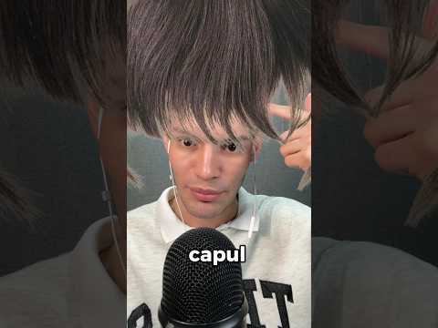 TE CORTO (MAL) EL FLEQUILLO #asmr corte de pelo #shorts