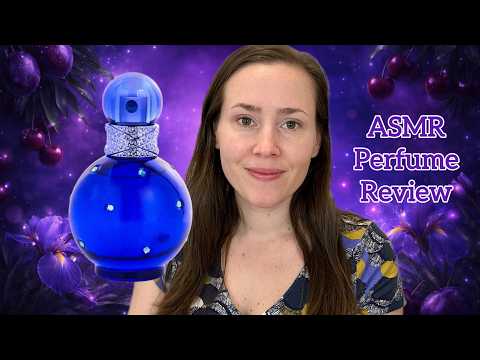 (ASMR) Perfume Review - Britney Spears Midnight Fantasy - Glass Tapping & Whispering