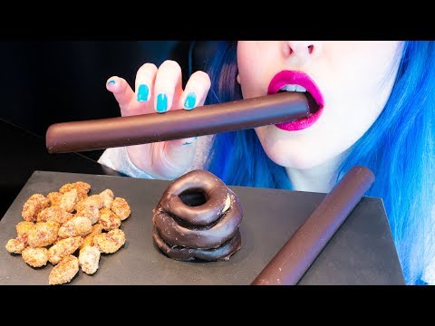 ASMR: Crispy Chocolate Marzipan, Apples & Candied Almonds | Xmas Treats ~ Relaxing [No Talking|V] 😻