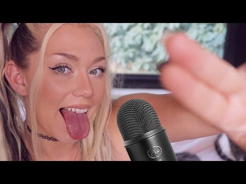 ASMR Fast Unusual Mouth Sounds, Face Tapping, Tk,tk,tk,sk,sk, Personal Attention Tingly Sounds