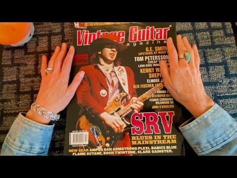 Vintage Guitar Magazine Flip ~ Soft Spoken No Frills ASMR