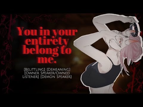 [F4A] [ASMR RP] Demoness comes to claim what's rightfully hers (you) [Owned Listener] [Belittling]