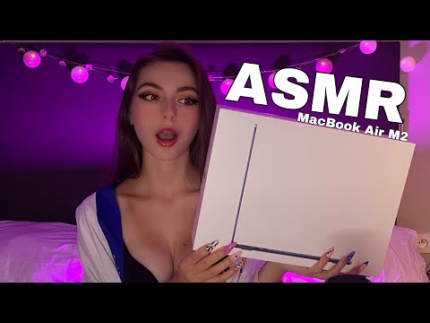 MacBook Air M2 Unboxing: Midnight — $2000+ 🌑 | Elanika ASMR