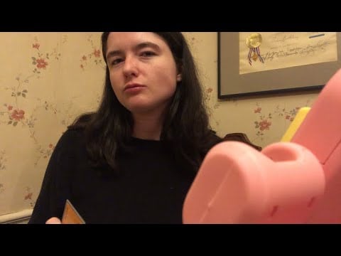 ASMR Passive Aggressive Cashier RP | cash register noises, gum chewing