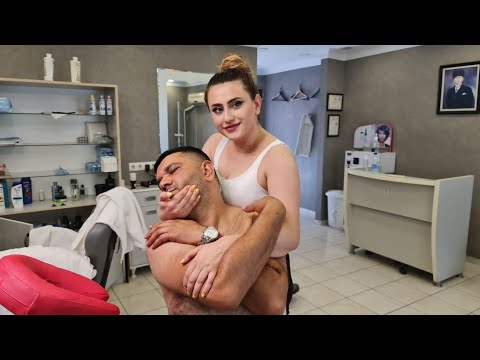 💈ALL INCLUDED ASMR CARE PACKAGE by TURKISH LADY BARBER | HEAD, NECK & BACK MASSAGE w/ CRACKING