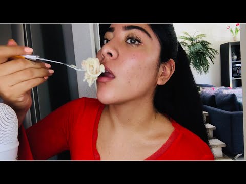 🦐🔥ASMR | COMIENDO PASTA CON CAMARONES 🦐 🔥 + INAUDIBLE CON MUCHA BABITA🤤