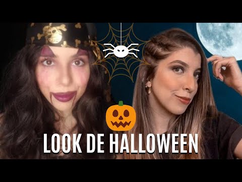 ASMR *Maquiagem e Cabelo para o Halloween* collab @bruna things asmr  (Voz Suave e Não Intencional)