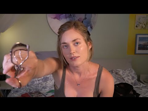 ASMR Rollenspiel ✨ Ich schminke mich und dich 💄 (Teil 2, Langsam & Sanft Gesprochen)