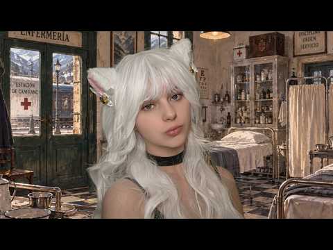 ASMR | Catgirl Takes Care of You While You're Sick | Rain Sounds