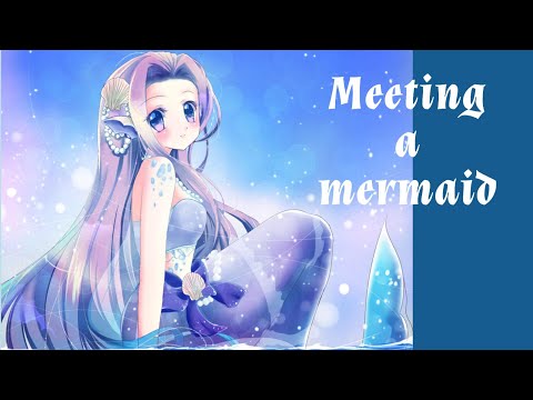 {Asmr} Meeting a curious mermaid