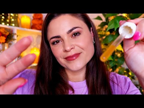 ASMR Let Me Get You Ready for Bed 😴| Skincare, Face Massage & Personal Attention