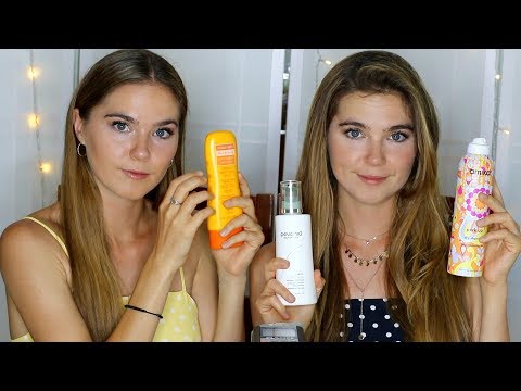 ASMR TWINS Whisper and Tapping On Our Favorite Products