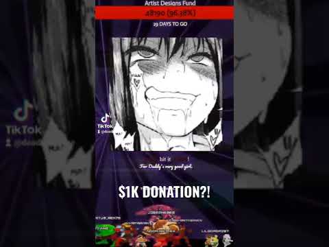 $1K Donation?! #shorts #vtuber #envtuber #twitch