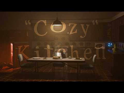 A Cozy Kitchen ASMR Ambience | sizzling, soft hum, preparing meals | No AI