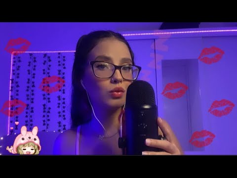 ASMR - BEIJINHOS NO MICROFONE 💋 | kisses sounds
