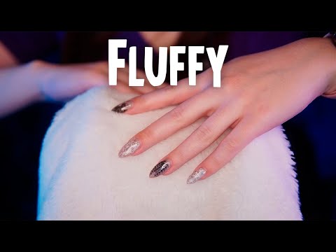 ASMR Fluffy Scalp Massage, Blanket on 3Dio 💎 Sound like waves, No Talking