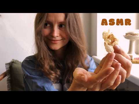 ASMR Relaxing Evening Video 🧡 Slow Hand Movements, Hair Brushing, Soft Spoken to Whispering 🧡