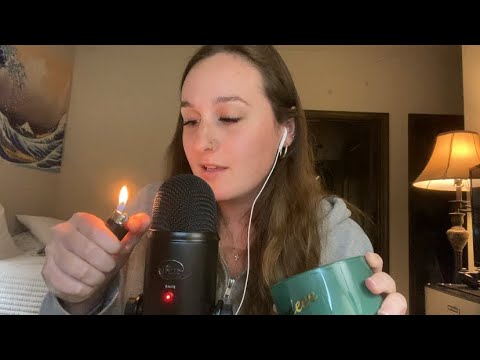 ASMR| Whispered Rambling and Makeup Sorting