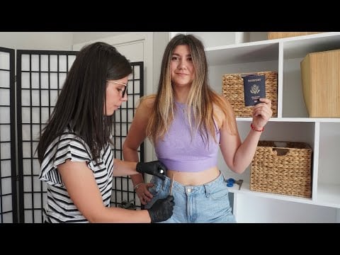 ASMR TSA Pat Down & Security Check | Bag Search 🔍 Real Person, Satisfying Triggers