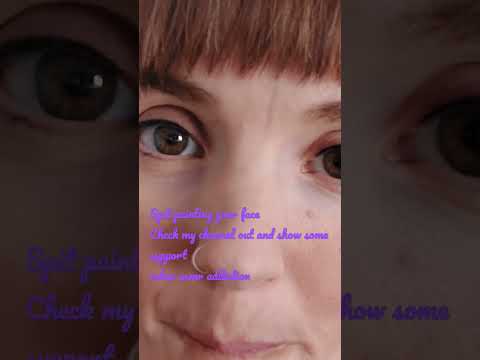 spit painting your face 🖌 my channel  relax asmr addiction ❤️