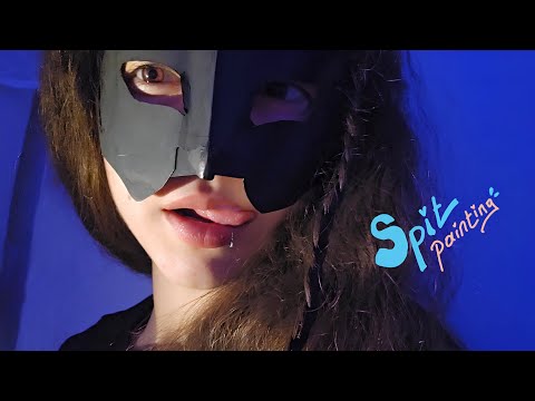 ASMR: Spit Painting YOUR FACE 🫵🏻 • with mask •no talking• my favorite #asmr 13