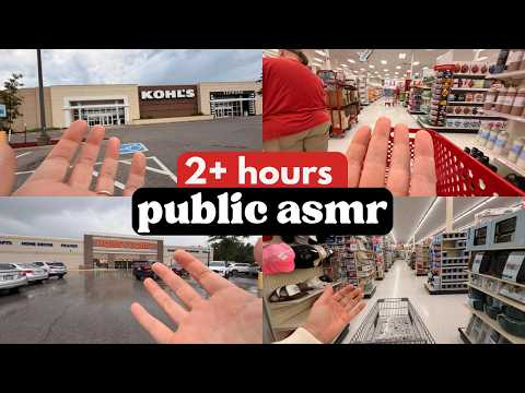 public asmr for 2+ hours, sleep & relax
