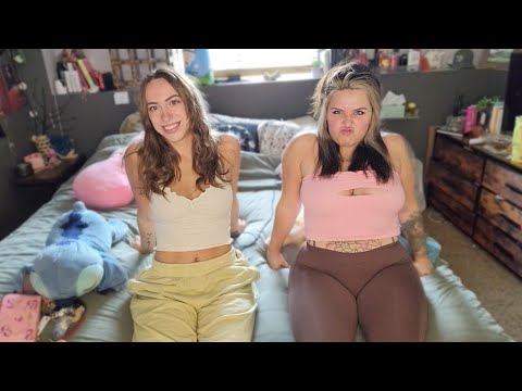 ASMR- Outfit Scratching W/ My Sis!