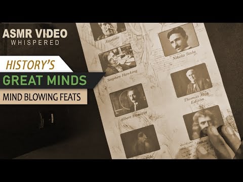 ASMR whispered: Some enlightened personalities in history | Astonishing works and mind blowing feats